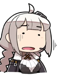 😕 emoji Kizuna Akari Telegram sticker 19 of 40
