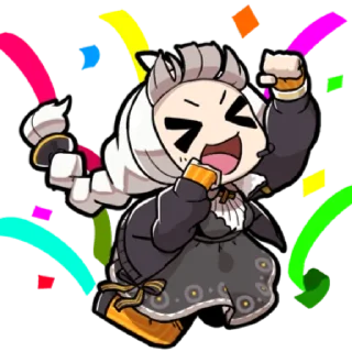 🎉 emoji Kizuna Akari Telegram sticker 12 of 40