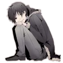 Sticker from Izaya blu