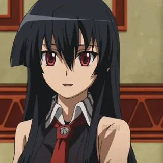 😄 emoji @STIKERFORALL AKAME GA KILL PHOTO STICKERS Telegram sticker 10 of 50