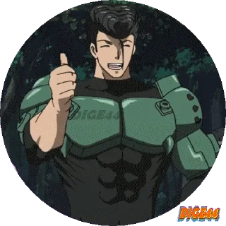 👍 emoji @STIKERFORALL AKAME GA KILL PHOTO CIRCLE Telegram sticker 9 of 50