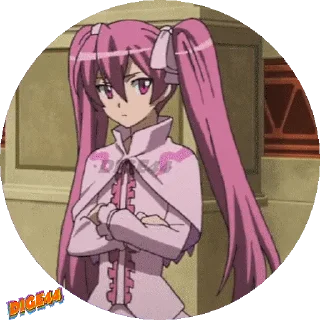 🫥 emoji @STIKERFORALL AKAME GA KILL PHOTO CIRCLE Telegram sticker 21 of 50