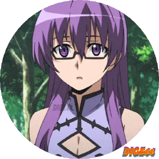 😯 emoji @STIKERFORALL AKAME GA KILL PHOTO CIRCLE Telegram sticker 19 of 50