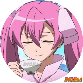 🫖 emoji @STIKERFORALL AKAME GA KILL PHOTO CIRCLE Telegram sticker 14 of 50