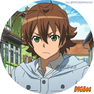 😒 emoji @STIKERFORALL AKAME GA KILL PHOTO CIRCLE Telegram sticker 12 of 50