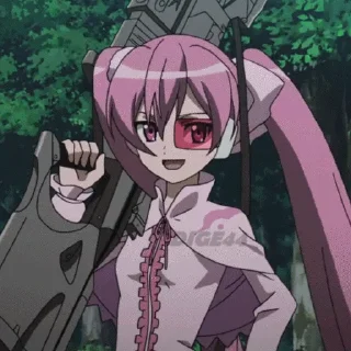 😁 emoji @STIKERFORALL AKAME GA KILL PHOTO STICKERS Telegram sticker 13 of 50