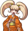 😰 emoji Hiyoko Saionji from Danganronpa 2: Goodbye Despair Telegram sticker 13 of 24
