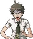 😰 emoji Hajime Hinata from Danganronpa 2: Goodbye Despair Telegram sticker 7 of 24