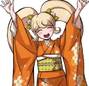 😄 emoji Hiyoko Saionji from Danganronpa 2: Goodbye Despair Telegram sticker 19 of 24