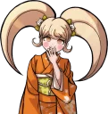 😂 emoji Hiyoko Saionji from Danganronpa 2: Goodbye Despair Telegram sticker 12 of 24