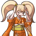 😭 emoji Hiyoko Saionji from Danganronpa 2: Goodbye Despair Telegram sticker 16 of 24