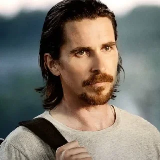 Sticker from Christian Bale