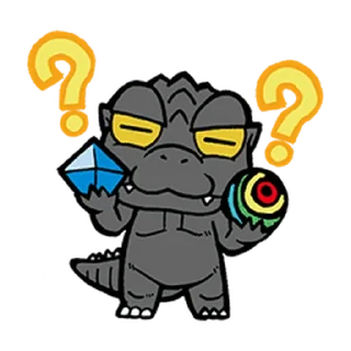 Sticker from Godzilla @StickersCloud