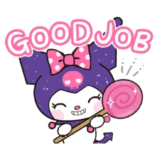Sticker from Kuromi- Cute & Stylish @Nekostickerss