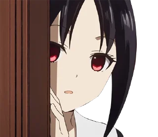 👀 emoji Kaguya-sama wa kokurasetai Telegram sticker 16 of 44