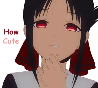 😏 emoji Kaguya-sama wa kokurasetai Telegram sticker 2 of 44