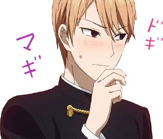 😳 emoji Kaguya-sama wa kokurasetai Telegram sticker 23 of 44