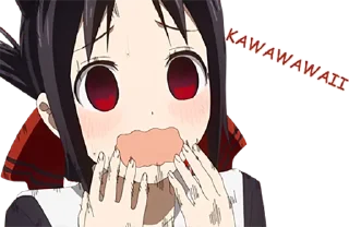 😳 emoji Kaguya-sama wa kokurasetai Telegram sticker 11 of 44