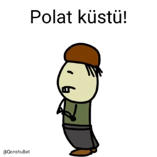 😒 emoji Polat @Qonshubot Telegram sticker 13 of 31