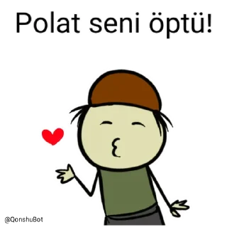 💋 emoji Polat @Qonshubot Telegram sticker 19 of 31