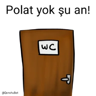 🚽 emoji Polat @Qonshubot Telegram sticker 22 of 31