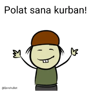 🤗 emoji Polat @Qonshubot Telegram sticker 18 of 31