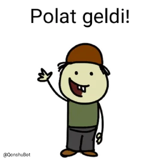 ✋️ emoji Polat @Qonshubot Telegram sticker 1 of 31