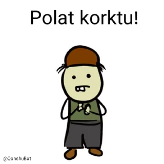 😰 emoji Polat @Qonshubot Telegram sticker 15 of 31