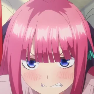 😡 emoji Nino Nakano 2 (by @Yuu_Kuraidesu_Noir) Telegram sticker 14 of 120