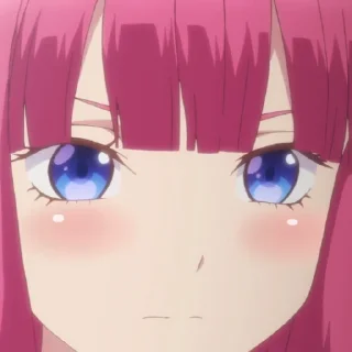 😐 emoji Nino Nakano 2 (by @Yuu_Kuraidesu_Noir) Telegram sticker 2 of 120