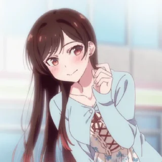 Sticker from Chizuru Ichinose (by @Yuu_Kuraidesu_Noir)