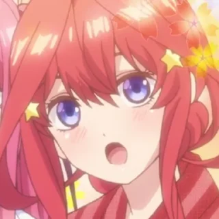Sticker from Itsuki Nakano 2 (by @Yuu_Kuraidesu_Noir)