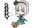 😣 emoji Touhou Stickers by Go-Robots :: @bgaijin Telegram sticker 2 of 40