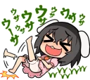 😂 emoji Touhou Stickers by Go-Robots :: @bgaijin Telegram sticker 16 of 40