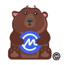 Sticker from CoinMarketCap Moving