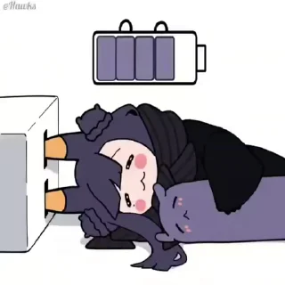 😪 emoji 🐙 Takodachi/Ina (@TodorokiShouto) Telegram sticker 17 of 50