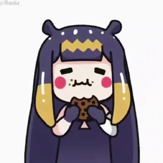 🍪 emoji 🐙 Takodachi/Ina (@TodorokiShouto) Telegram sticker 13 of 50