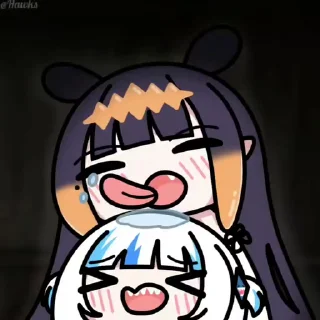 ❤️ emoji 🐙 Takodachi/Ina (@TodorokiShouto) Telegram sticker 6 of 50