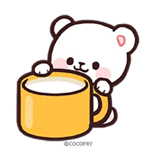 🥛 emoji Milk & Mocha Emoji-@MochaStickers Telegram sticker 15 of 80