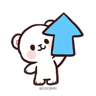 👆 emoji Milk & Mocha Emoji-@MochaStickers Telegram sticker 19 of 80