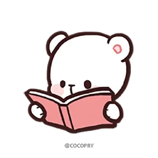 📖 emoji Milk & Mocha Emoji-@MochaStickers Telegram sticker 18 of 80