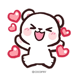 Sticker from Milk & Mocha Emoji-@MochaStickers