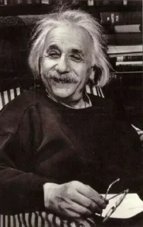 Sticker from Albert Einstein