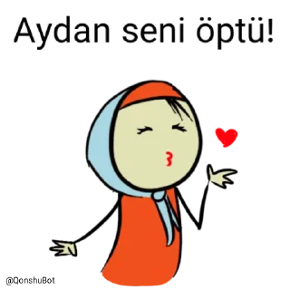 💋 emoji Aydan @Qonshubot Telegram sticker 19 of 31