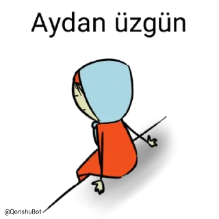 😓 emoji Aydan @Qonshubot Telegram sticker 11 of 31