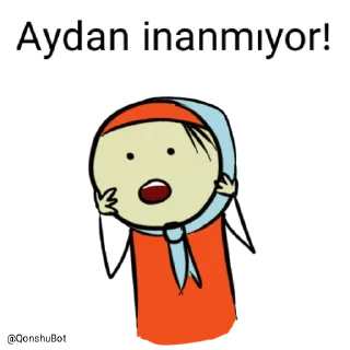 😱 emoji Aydan @Qonshubot Telegram sticker 3 of 31