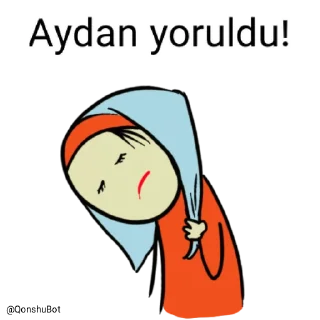 😣 emoji Aydan @Qonshubot Telegram sticker 9 of 31