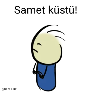 😒 emoji Samet @Qonshubot Telegram sticker 13 of 31