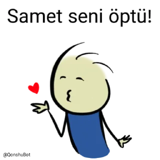 💋 emoji Samet @Qonshubot Telegram sticker 19 of 31
