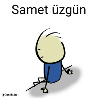 😓 emoji Samet @Qonshubot Telegram sticker 11 of 31